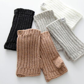 UGG アグ ハンドウォーマー W RIBBED FINGERLESS MITTEN リブド フィンガーレス ミトン 22590 レディース ローゲージ リブニット 手袋 グローブ ロゴ カラー4色