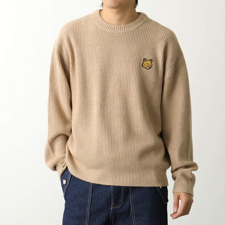 楽天市場】MAISON KITSUNE メゾンキツネ ニット BOLD FOX HEAD PATCH 