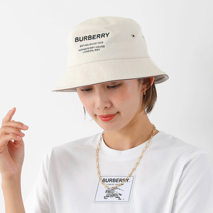 楽天市場】BURBERRY バーバリー バケットハット CF ESTABLISH BUCKET 
