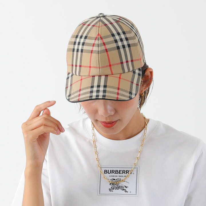 楽天市場】BURBERRY バーバリー ベースボールキャップ MH VINTAGE CHK 