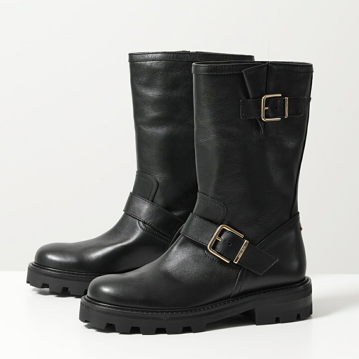 楽天市場】Jimmy Choo ジミーチュウ ミドルブーツ BIKER II SQM 