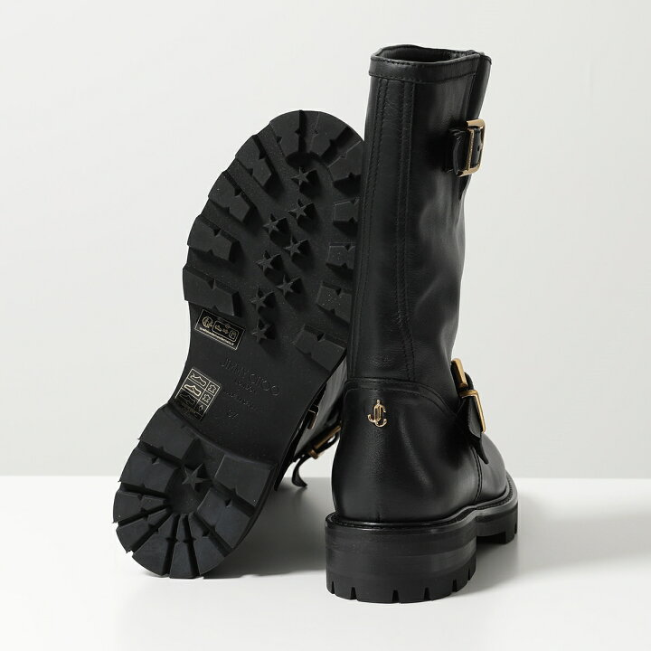 楽天市場】Jimmy Choo ジミーチュウ ミドルブーツ BIKER II SQM 