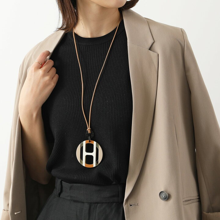 楽天市場】HERMES エルメス ネックレス H EQUIPE エキップ  