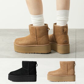 UGG アグ ムートンブーツ CLASSIC MINI PLATFORM クラシック ミニ プラットフォーム 1134991 レディース ショートブーツ スウェード 厚底 シューズ 靴 カラー2色