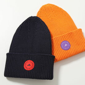 adidas by STELLA McCARTNEY アディダス ステラマッカートニー コラボ ニット帽 BEANIE レディース ビーニー リブ ニットキャップ 帽子 カラー2色