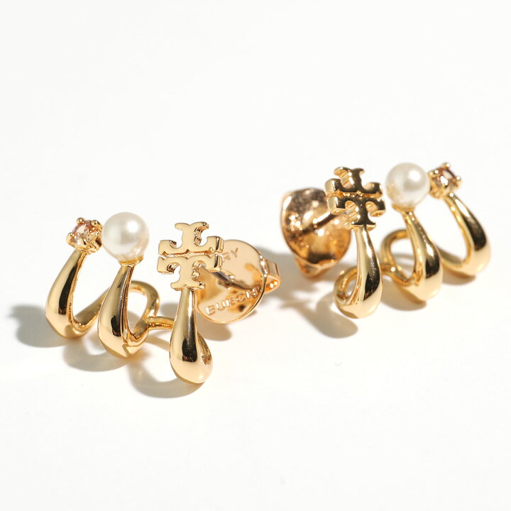 楽天市場】TORY BURCH トリーバーチ ピアス KIRA MULTI HOOP PEARL 