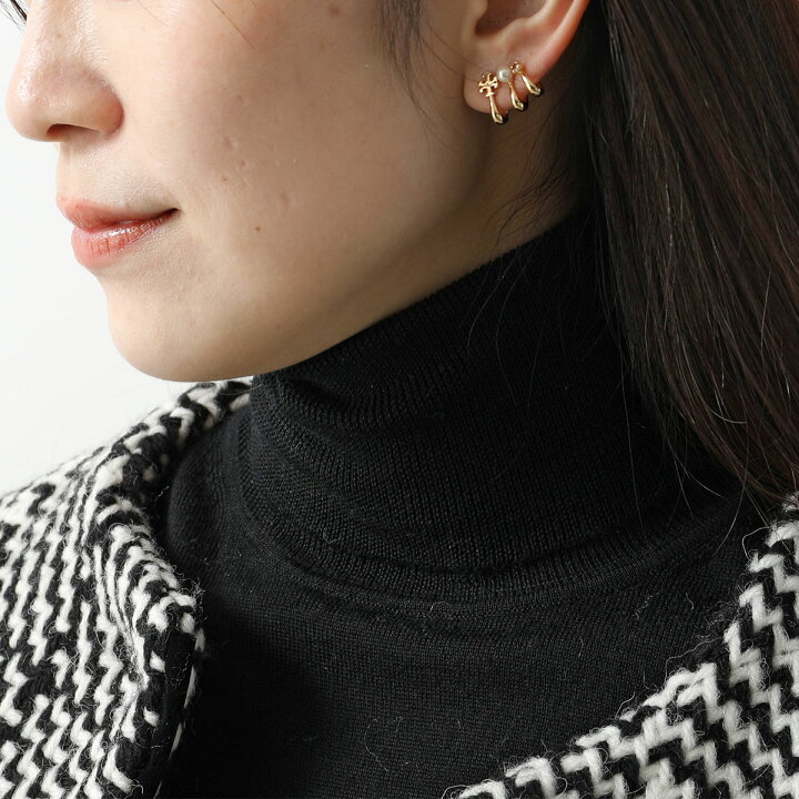 楽天市場】TORY BURCH トリーバーチ ピアス KIRA MULTI HOOP PEARL 