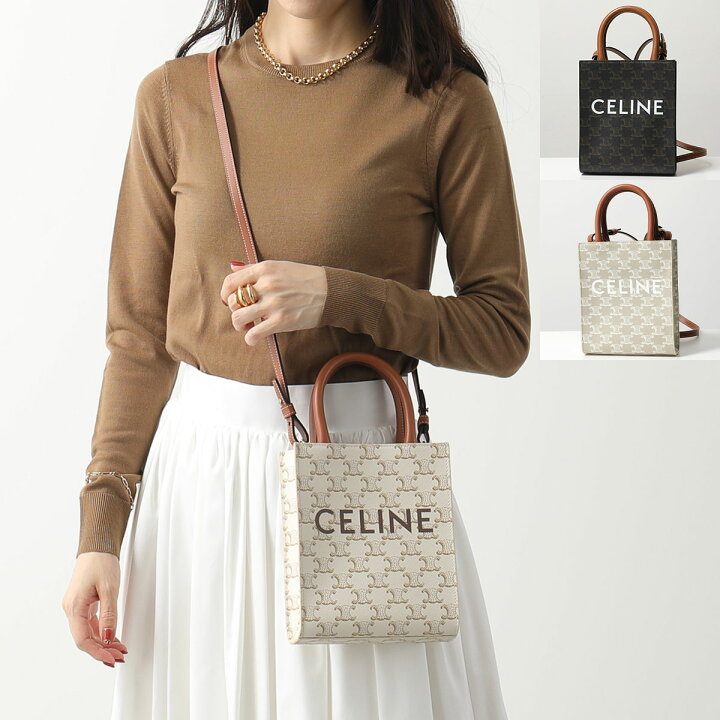 楽天市場】CELINE セリーヌ ショルダーバッグ Mini Cabas Vertical 