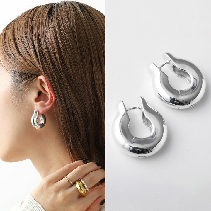 楽天市場】ANNIKA INEZ アニカイネズ フープピアス Ample Hinge Hoops 