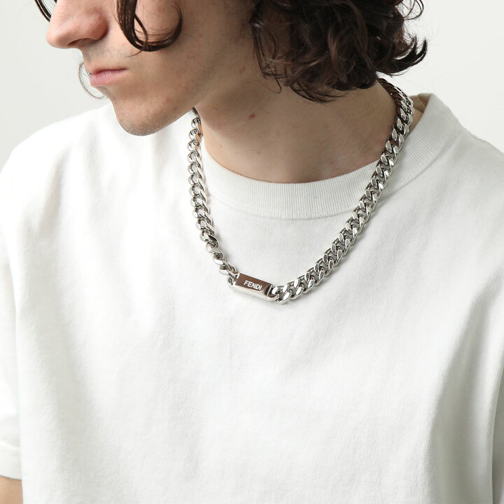 楽天市場】FENDI フェンディ ネックレス 7AJ544 B08 メンズ チェーン  