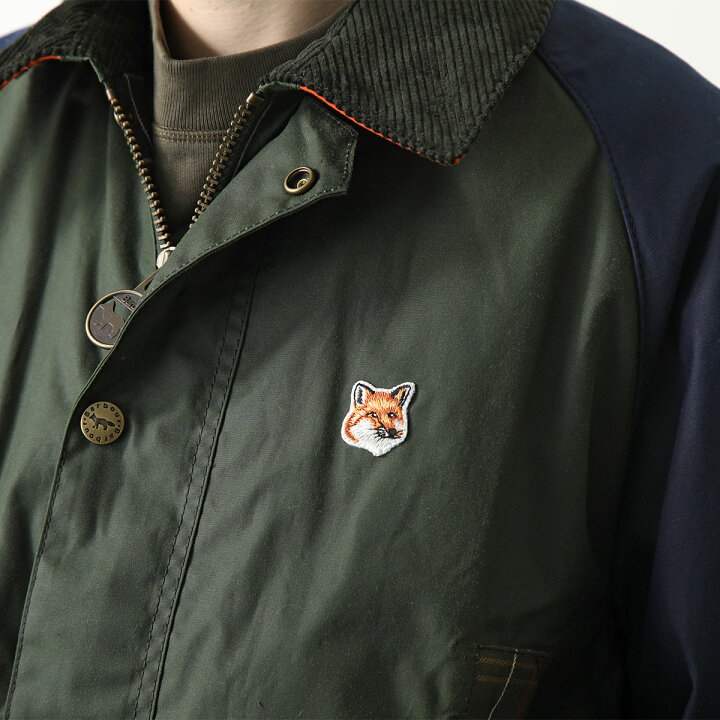 楽天市場】MAISON KITSUNE×Barbour メゾンキツネ バブアー ワックス 