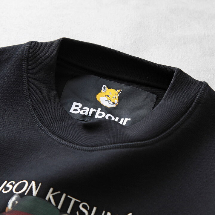 楽天市場】MAISON KITSUNE×Barbour メゾンキツネ バブアー スウェット