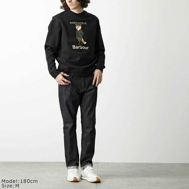 楽天市場】MAISON KITSUNE×Barbour メゾンキツネ バブアー スウェット  