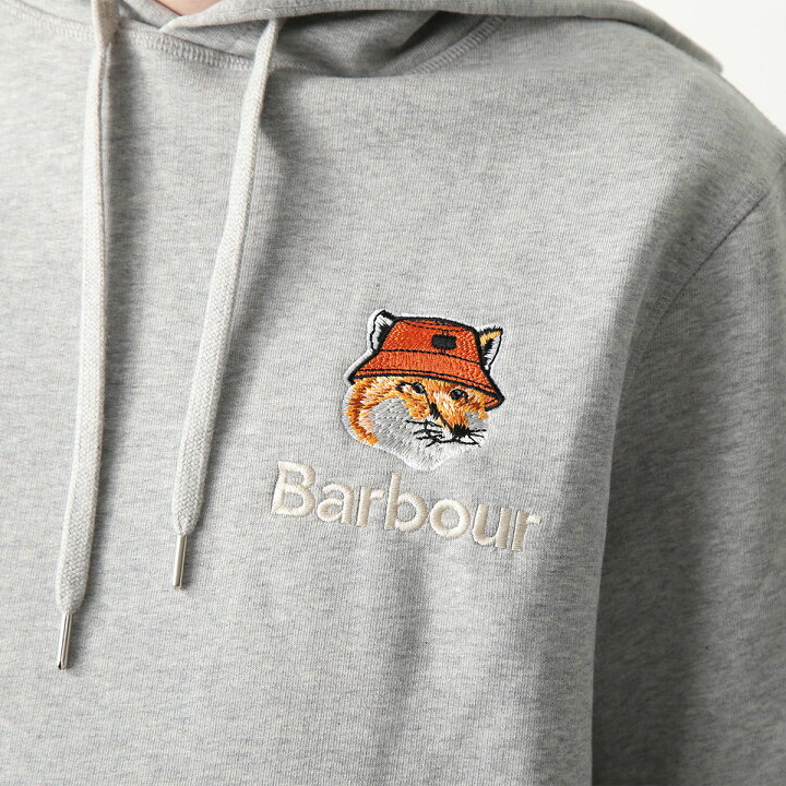 楽天市場】MAISON KITSUNE×Barbour メゾンキツネ バブアー パーカー 