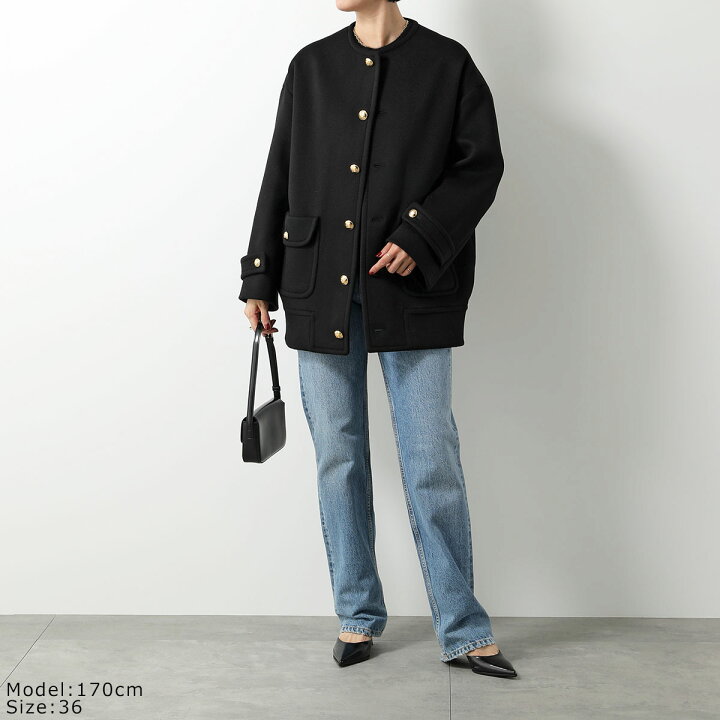 楽天市場】CELINE セリーヌ ノーカラーコート 2M20B 6700 レディース  