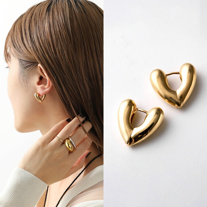 楽天市場】ANNIKA INEZ アニカイネズ ピアス Heart Hoops Sml E926-SML 