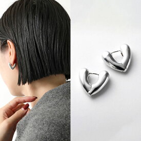 ANNIKA INEZ アニカイネズ ピアス Heart Hoops Sml E926-SML レディース ハート フープ アクセサリー silver925 シルバー925 シルバー