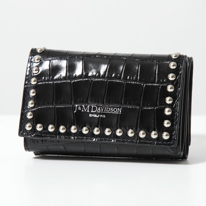 楽天市場】J&M DAVIDSON 三つ折り財布 FOLD WALLET WITH STUDS  