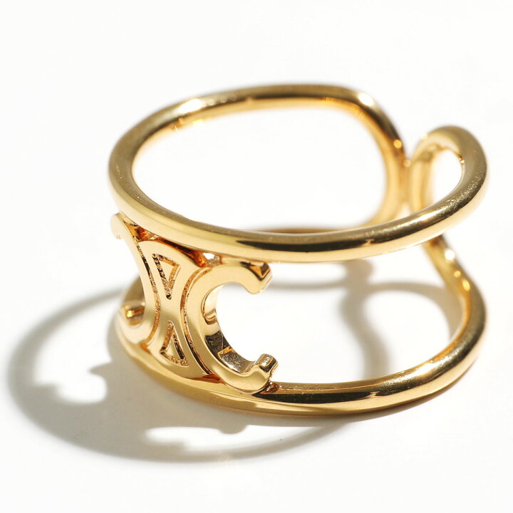 楽天市場】CELINE セリーヌ リング 46S556BRA.35OR レディース  