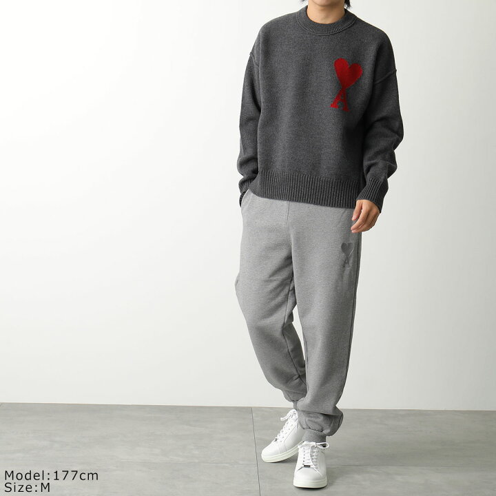 楽天市場】ami paris アミパリス ニット RED ADC SWEATER BFUKS006.018 