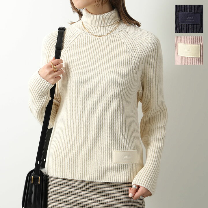 楽天市場】ami paris アミパリス セーター TURTLENECK WITH LABEL 