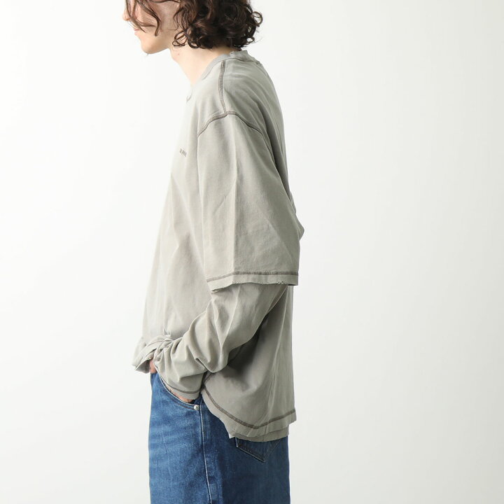 楽天市場】ami paris アミパリス Tシャツ UTS216.JE0051 メンズ 長袖 