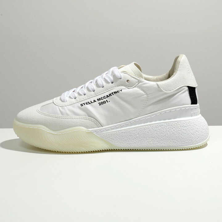 楽天市場 Stella Mccartney ステラマッカートニー N0071 スウェードレザー レースアップ スニーカー ローカット 靴 K940 White Black メンズ インポートセレクト Musee