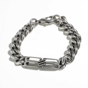 BALENCIAGA �o�����V�A�K �u���X���b�g BB ICON GOURMET BRACELET 718493 TZ99I ���f�B�[�X BB���S �`�F�[�� �A�N�Z�T���[ 0911