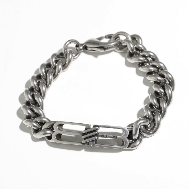 楽天市場】BALENCIAGA バレンシアガ ブレスレット BB ICON GOURMET  
