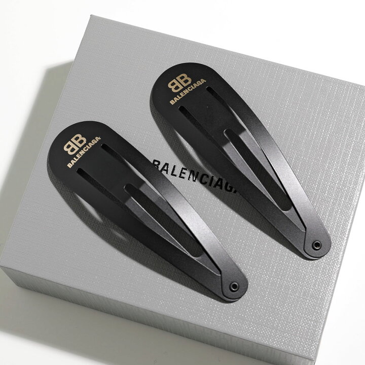 楽天市場】BALENCIAGA バレンシアガ ヘアクリップ 【2点セット】HOLLI 