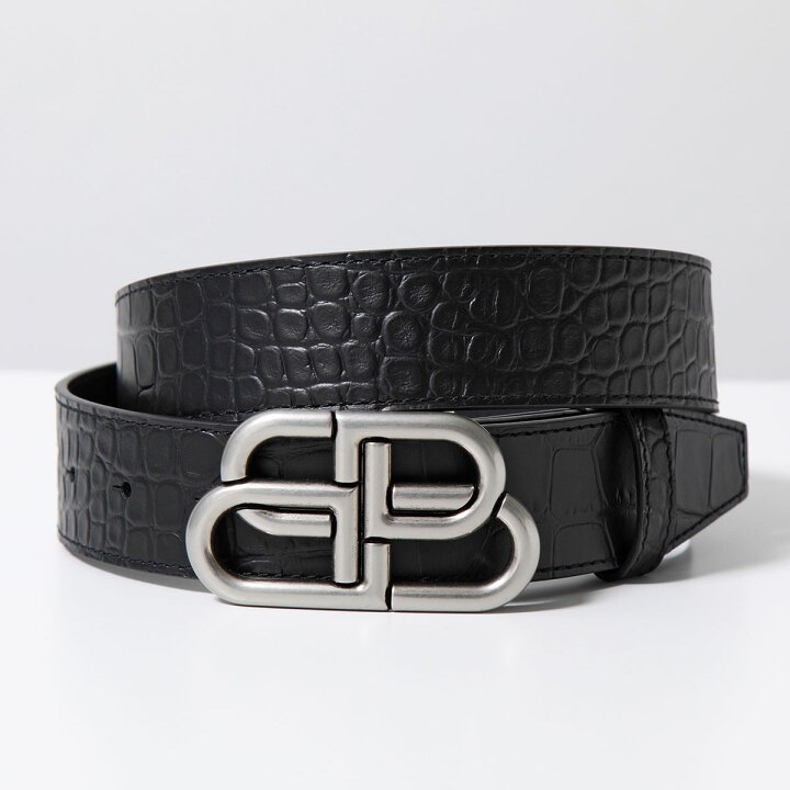 楽天市場】BALENCIAGA バレンシアガ ベルト 570370 1ROBY メンズ  