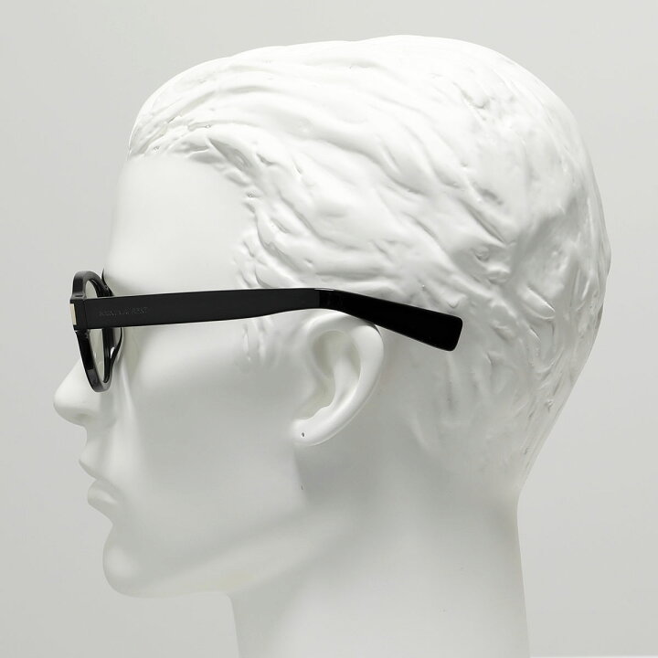 サンローラン 眼鏡 伊達眼鏡 メタル ブルー シルバー 未使用 70820 uv  