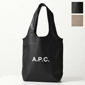 APC A.P.C. アーペーセー トートバッグ tote ninon small ニノン スモール M61861 PUAAT メンズ フェイクレザー ロゴ 鞄 カラー2色