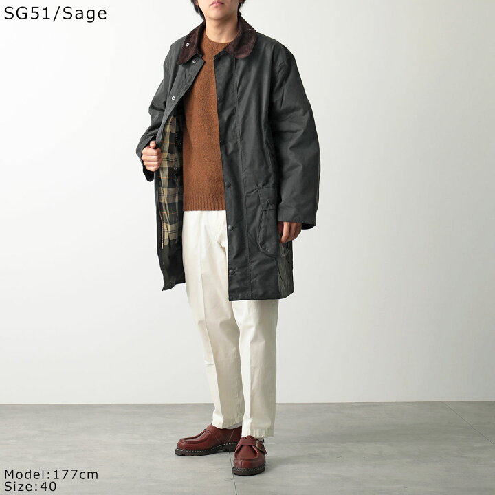 楽天市場】Barbour バブアー ワックスコート OS Border ボーダー 