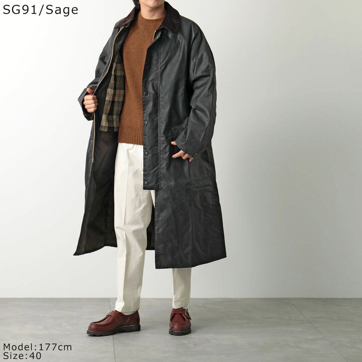 楽天市場】Barbour バブアー ワックスコート OS WAX BURGHLEY バーレー 