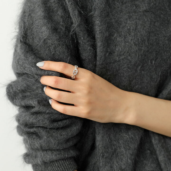 楽天市場】HERMES エルメス リング アンシェネ PM Enchainee Ring  