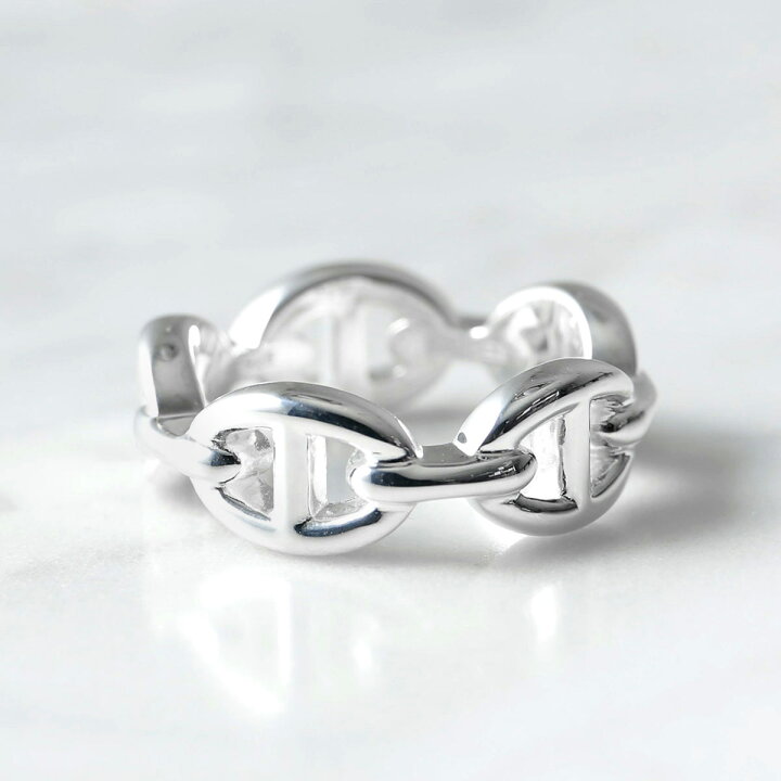 楽天市場】HERMES エルメス リング アンシェネ PM Enchainee Ring 