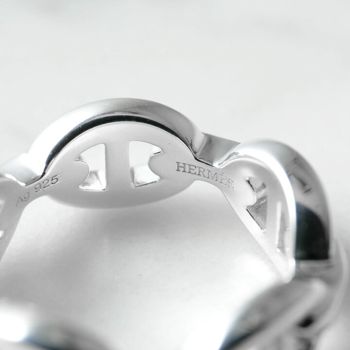 楽天市場】HERMES エルメス リング アンシェネ PM Enchainee Ring 