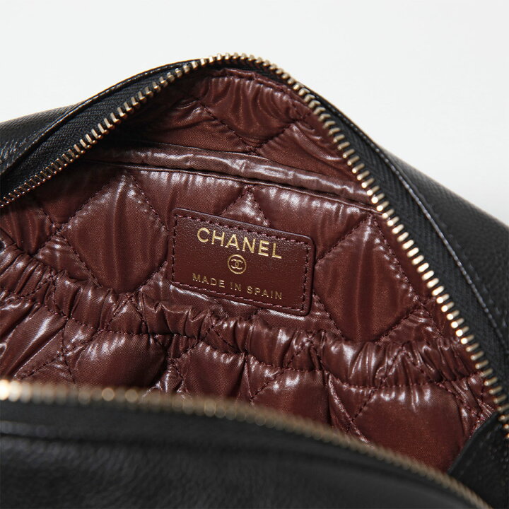 楽天市場】CHANEL シャネル ポーチ MATELASSE マトラッセ A80910 