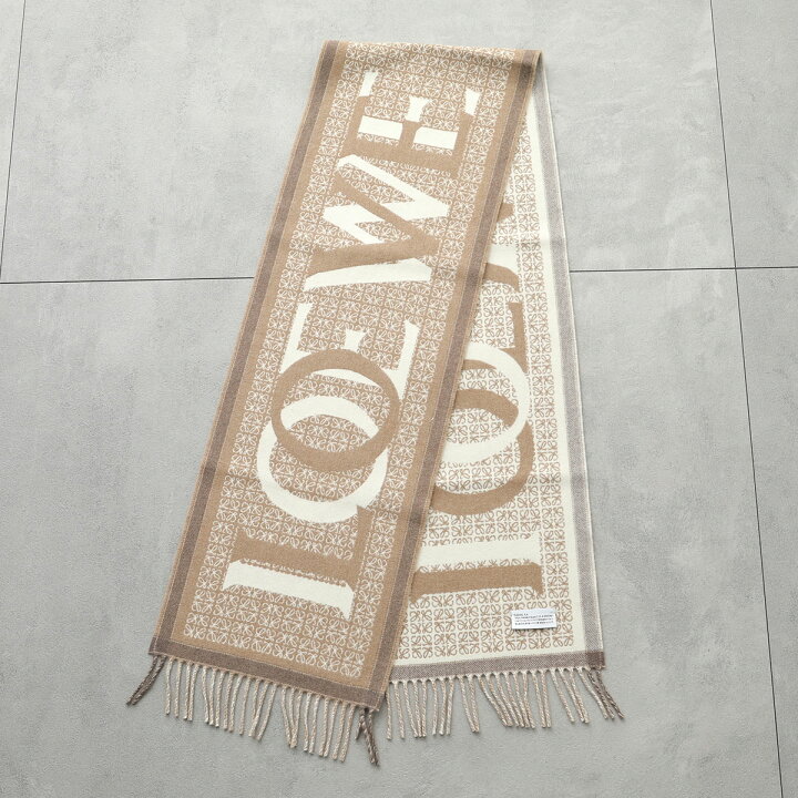 楽天市場】LOEWE ロエベ マフラー F606257X51 レディース スカーフ 