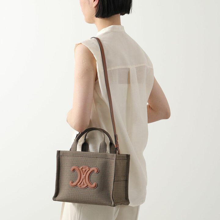 楽天市場】CELINE セリーヌ ハンドバッグ Small Cabas スモール  