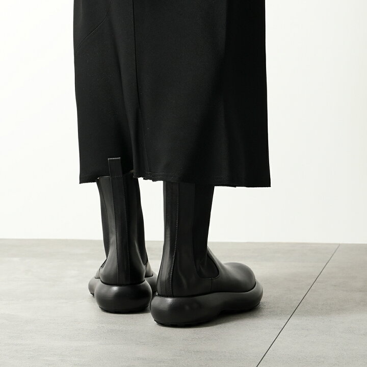 JIL SANDER ブラック サイドゴアブーツ レザー 36 1/2 23.5 楽天市場 