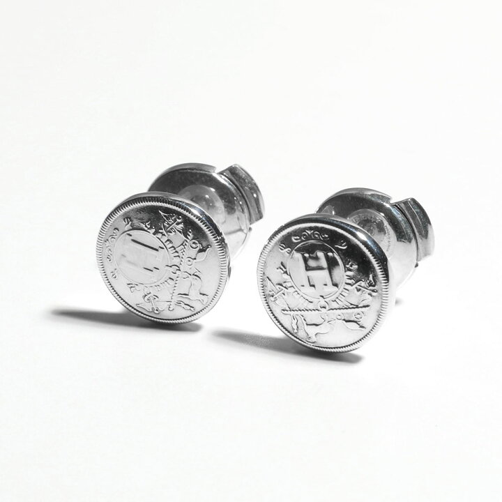 楽天市場】HERMES エルメス ピアス エクスリブリス TPM Ex-Libris 