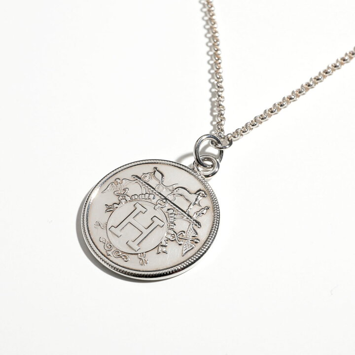 楽天市場】HERMES エルメス ネックレス エクスリブリス Ex-Libris MM
