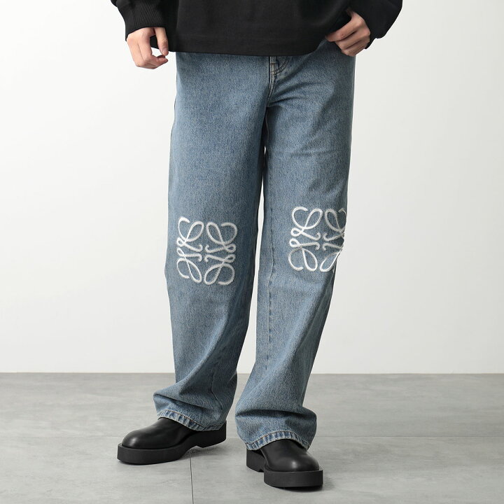 楽天市場】LOEWE ロエベ ジーンズ ANAGRAM BAGGY アナグラム バギー  