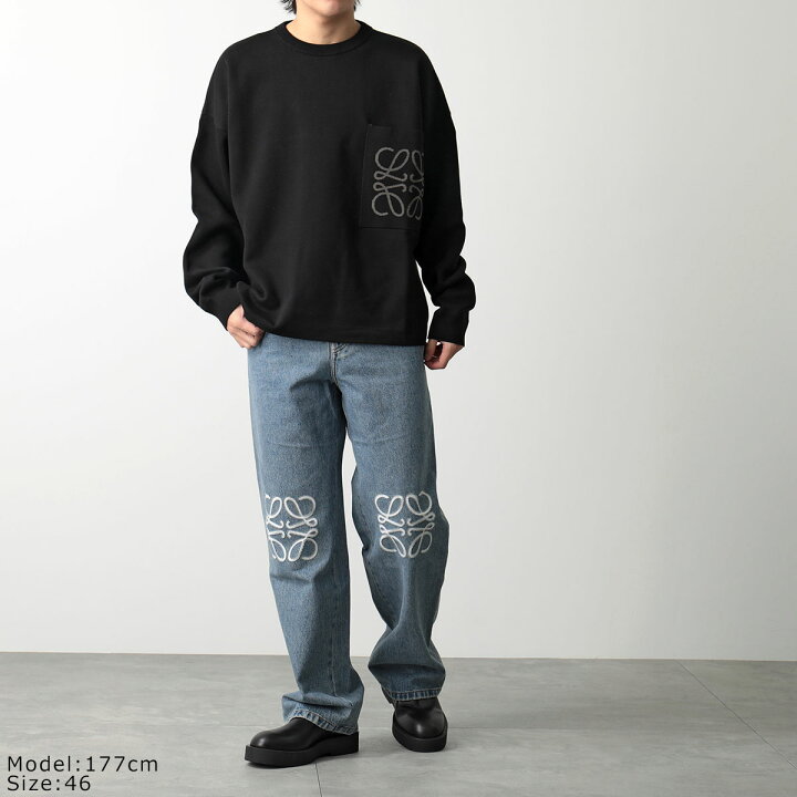 楽天市場】LOEWE ロエベ ジーンズ ANAGRAM BAGGY アナグラム バギー  