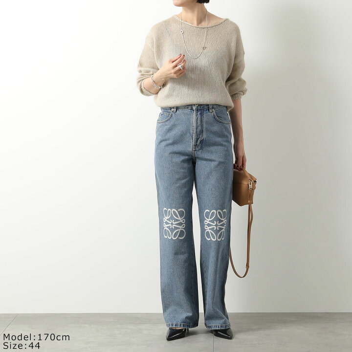 楽天市場】LOEWE ロエベ ジーンズ ANAGRAM BAGGY アナグラム バギー 
