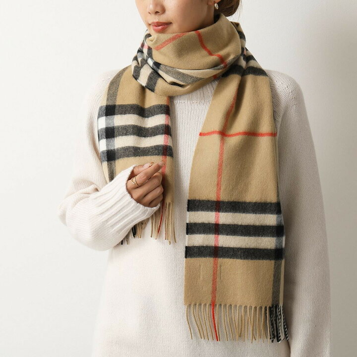 楽天市場】BURBERRY バーバリー GIANT CHECK CASHMERE SCARF GIANT  