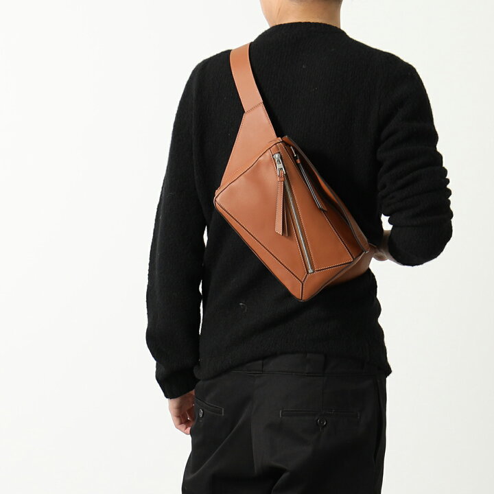 楽天市場】LOEWE ロエベ ボディバッグ PUZZLE EDGE SMALL BUMBAG 