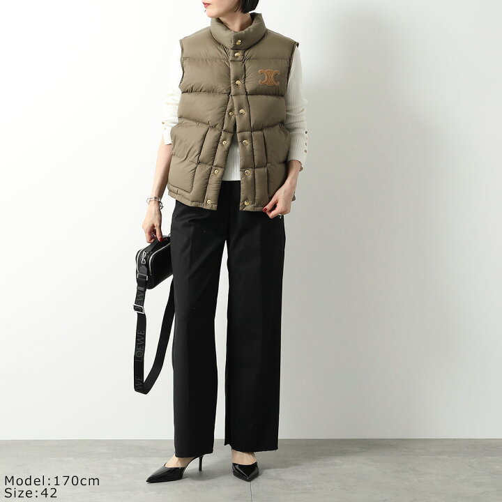 楽天市場】CELINE セリーヌ 中綿ベスト 2W987906V.04CC 2W987906V.02KK 